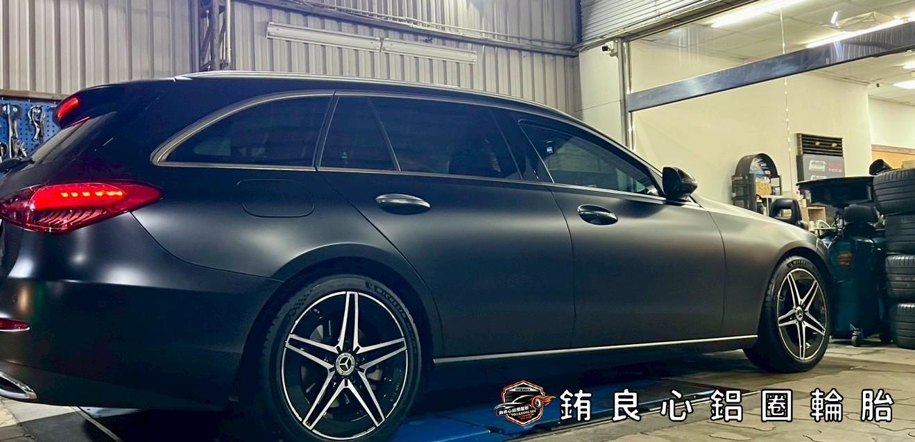 恭喜Benz W206 C200車主升級更換AMG W206夜色原廠18大框胎一套的第5張圖片